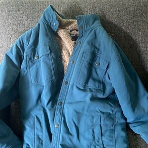 Marmot Jacket, Green/Blue, Medium, Warm